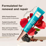 Onsen Nail & Cuticle Cream Treatment w/Japanese Tsubaki, Jojoba & Lavender Oil, Shea Butter – Strengthens Nails, Softens Cuticles - Daily Repair Care (1 Count/15 ml)