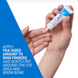 CeraVe Eye Repair Cream, Under Eye Cream For Puffiness And Bags Under Eyes, Hyaluronic Acid + Niacinamide + Marine Botanical Complex, Oil Free & Opthalmologist Tested