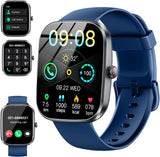 Smart Watch(Answer/Make Call), 1.91" Smartwatch for Men Women,2025 Fitness Watch with 110+ Sport Modes, Fitness Activity Tracke with Pedometer/Sleep Monitor/Heart Rate/IP68 Waterproof,for Android iOS