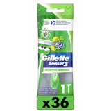 Sensor3 Sensitive Men's Disposable  12 Ra