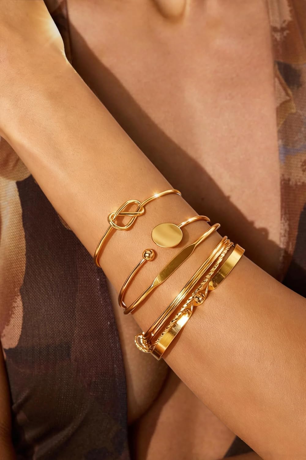 17 MILE 78 Pieces Gold Jewelry Set for Women, 9 Necklace, 24 Bracelet, 22 Earrings, 23 Rings Gold Plated Jewerly set for Women Gift