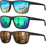 KALIYADI Polarized Sunglasses for Men, Lightweight Sun Glasses with UV Protection for Driving Fishing Golf