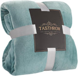 TASTHROW Large Flannel Fleece Throw Blanket, 50×70 Inch - Cozy Lightweight Thick Blanket - All Seasons Suitable for Women, Men and Kids (Pink)