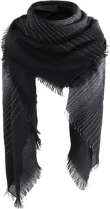 American Trends Womens Fall Winter Scarf Plaid Tassel Soft Warm Blanket Scarves Womens Shawl Wraps