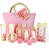 spa luxetique Gift Baskets for Women, Spa Gifts for Women - 10pcs Lavender Sets with Body Lotion, Bubble Bath, Relaxing Bath Sets, Birthday Christmas Gifts for Her
