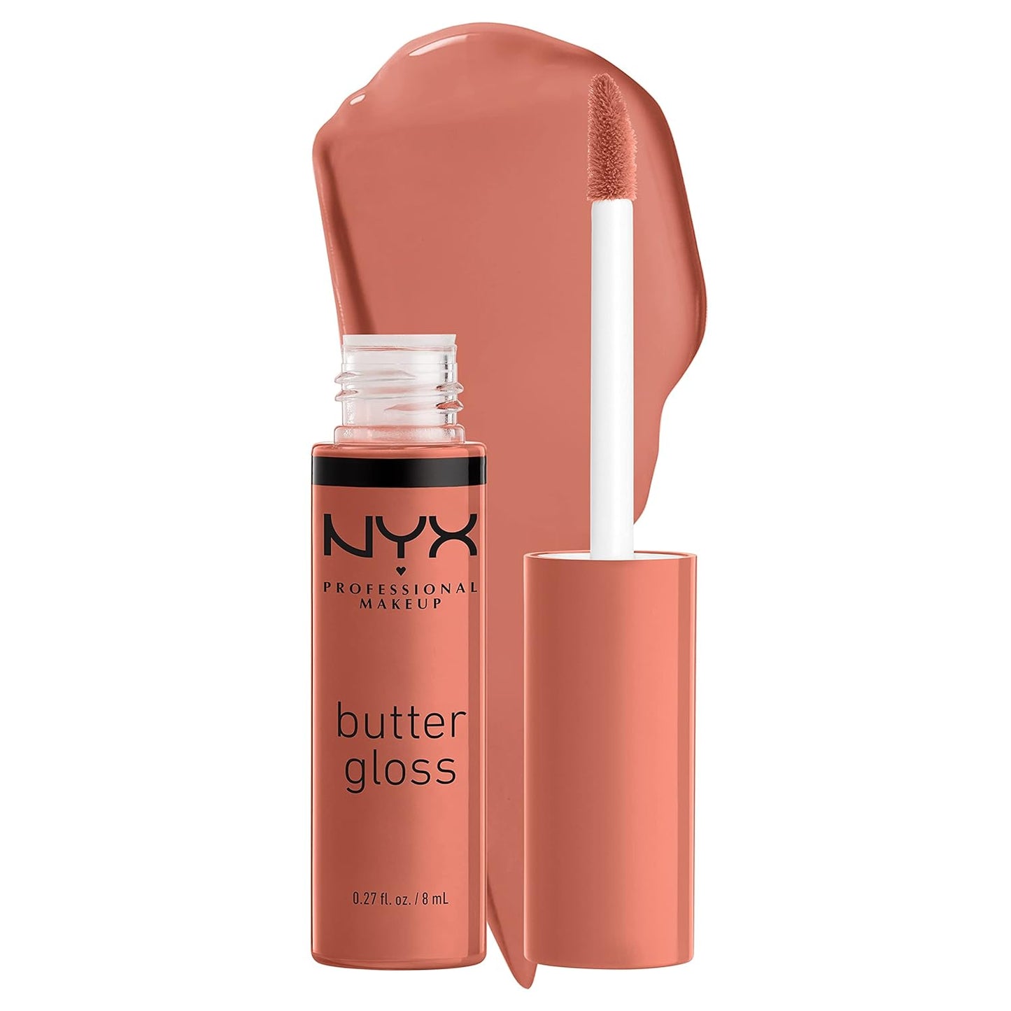 PROFESSIONAL MAKEUP Butter Gloss, Non-Sticky Lip Gloss - Sugar Glass ,Clear