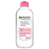 Garnier Micellar Water, Hydrating Facial Cleanser & Makeup Remover, Suitable for Sensitive Skin, Cruelty Free, 13.5 Fl Oz (400mL), 1 Count