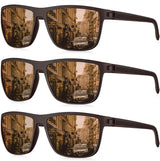 KALIYADI Polarized Sunglasses for Men, Lightweight Sun Glasses with UV Protection for Driving Fishing Golf