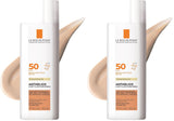 La Roche-Posay Anthelios Sunscreen SPF 50, Ultra-Light Fluid Broad  SPF 50, Face Sunscreen with Titanium Dioxide Mineral, Lightweight & Fast-Absorbing, Oil-Free, Matte Finish