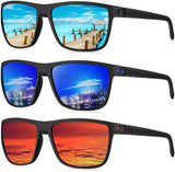 KALIYADI Polarized Sunglasses for Men, Lightweight Sun Glasses with UV Protection for Driving Fishing Golf