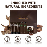 Rinse & Robust Gifts for Men, Christmas Gifts for Men, Sandalwood Holiday Bath & Body Grooming Mens Gift Sets, Birthday Gift Ideas for Dad Boyfriend Husband Valentines, Holiday Grooming Gift Sets