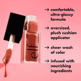 e.l.f. Glow Reviver Lip Oil, Nourishing Tinted Lip Oil For A High-shine Finish, Infused With Jojoba Oil, Cruelty-free, Jam Session
