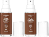 L'Oreal Paris True Match Super-Blendable Foundation, Medium Coverage Liquid Foundation Makeup, N3, Light Medium, 1 Fl Oz