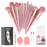 Makeup Brushes 22 Pcs Makeup Kit,Foundation Brush Eyeshadow Brush Make up Brushes Set (Green, 22 Piece Set)