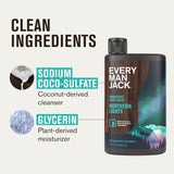 Every Man Mens Body Wash Gift Set - 3 Invigorating Winter Scents - Deeply Cleans, Hydrates with Naturally Derived Ingredients - 13.5 oz (3 pack)
