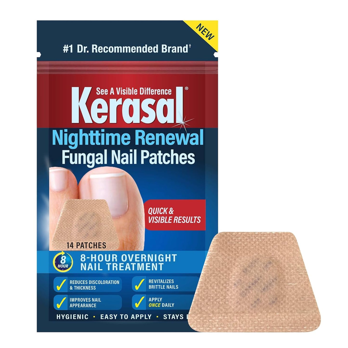Kerasal Nail Fungus Extra Strength | Restorative Nail Repair for Damaged Nails, 0.33 fl oz (Packaging May Vary)