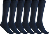 Winterlace Women’s Trouser Socks, Opaque Stretchy Nylon Knee High, Many Colors, 6 or 12 Pairs