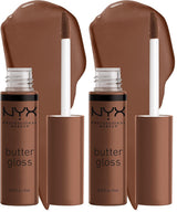 PROFESSIONAL MAKEUP Butter Gloss, Non-Sticky Lip Gloss - Sugar Glass ,Clear