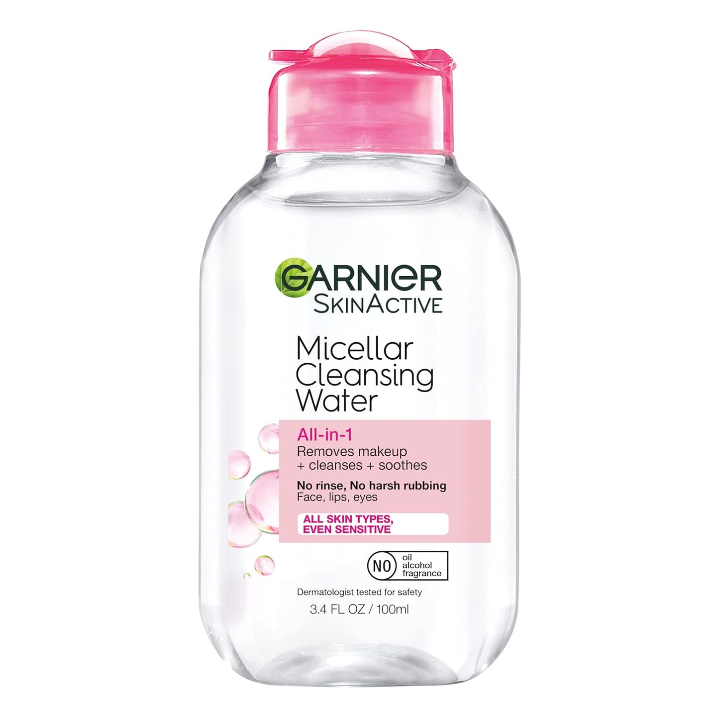 Garnier Micellar Water, Hydrating Facial Cleanser & Makeup Remover, Suitable for Sensitive Skin, Cruelty Free, 13.5 Fl Oz (400mL), 1 Count