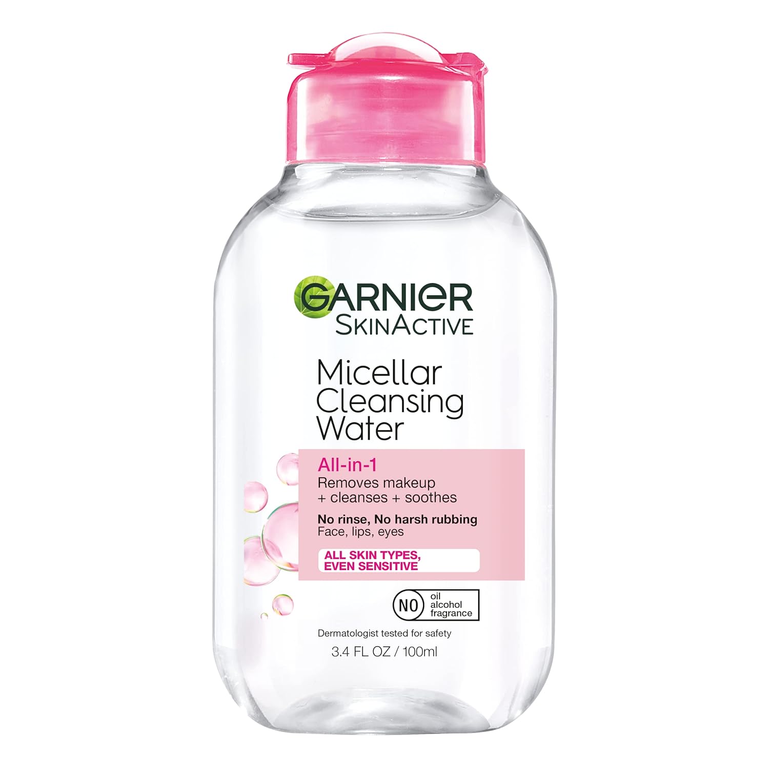 Garnier Micellar Water, Hydrating Facial Cleanser & Makeup Remover, Suitable for Sensitive Skin, Cruelty Free, 13.5 Fl Oz (400mL), 1 Count