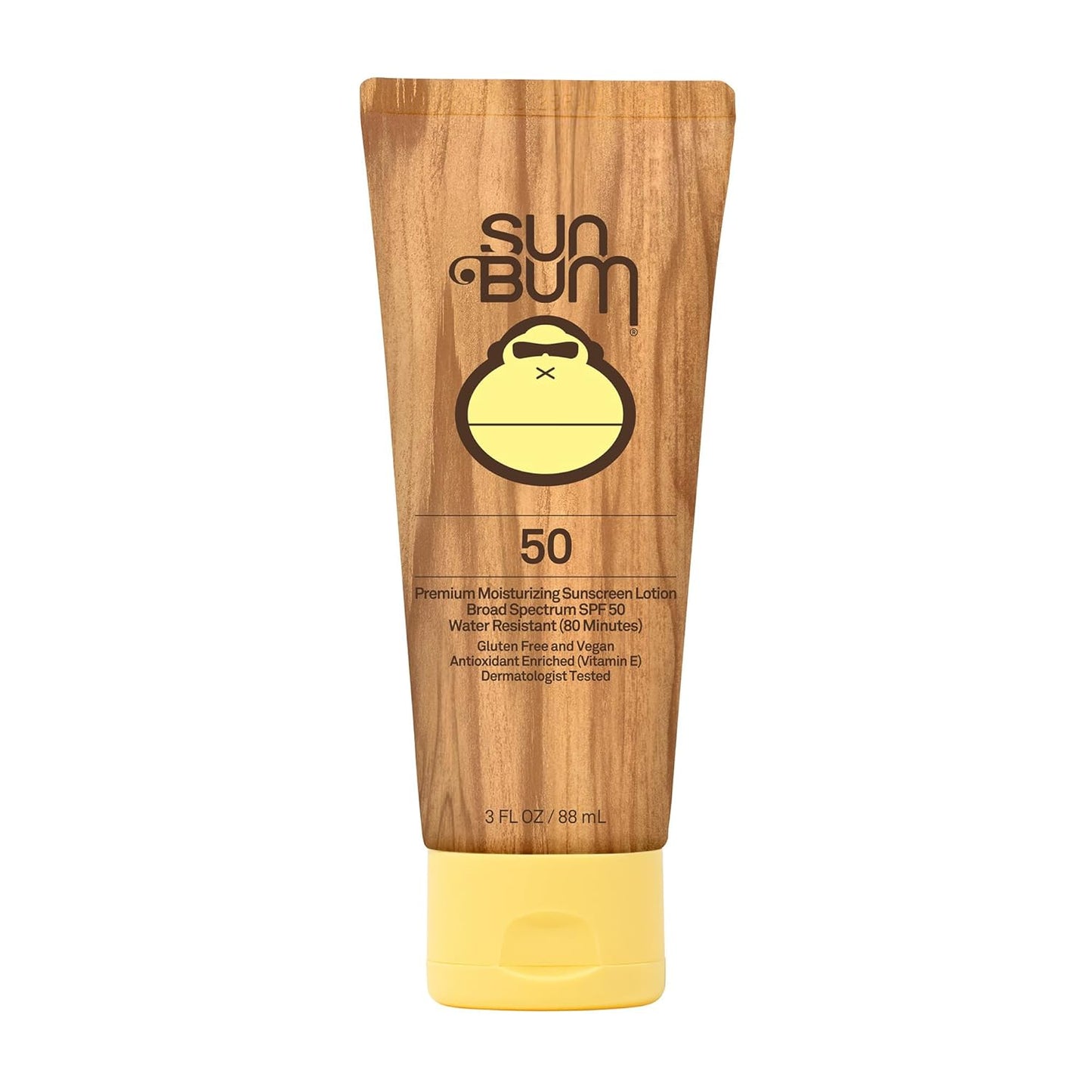 Sun Bum Original SPF 70 Sunscreen Body Lotion - Broad  Moisturizing Sunscreen with Vitamin E - Hawaii 104 Act Compliant (Made without Octinoxate & Oxybenzone) - Travel Size - 3 oz