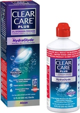 Clear Care Plus Cleaning Solution with Lens Case, Twin Pack, Multi, 12 Oz, Pack of 2