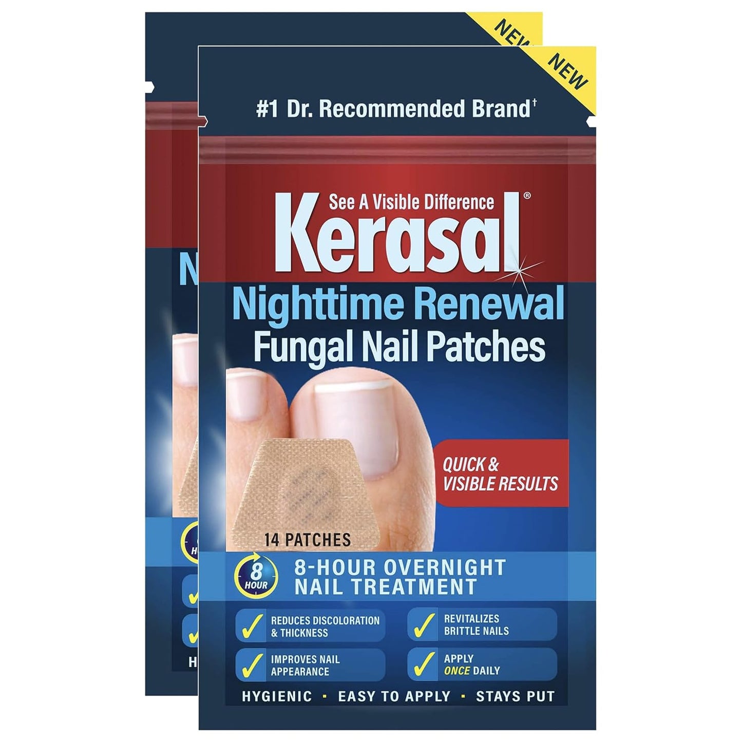 Kerasal Nail Fungus Extra Strength | Restorative Nail Repair for Damaged Nails, 0.33 fl oz (Packaging May Vary)