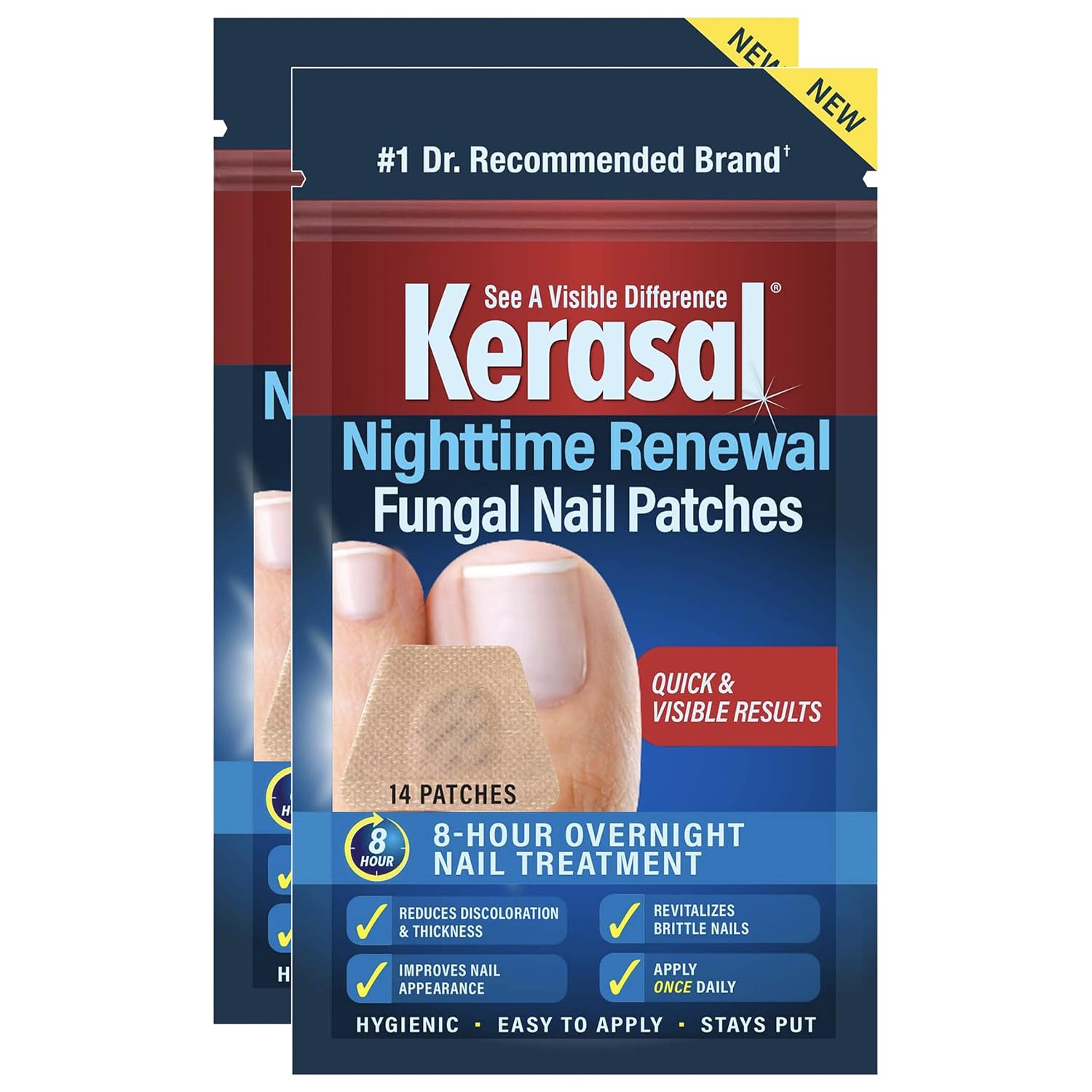 Kerasal Nail Fungus Extra Strength | Restorative Nail Repair for Damaged Nails, 0.33 fl oz (Packaging May Vary)