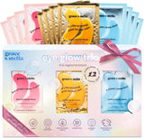 grace & stella Award Winning Under Eye Mask - Christmas Gifts for Teens, Self Care Gifts for Women, Reduce Dark Circles, Puffy Eyes, Undereye Bags, Wrinkles, Under Eye Patches - (24 Pairs, Pink)