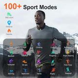 1.91" Smart Watch,Fitness Tracker,Smart Watches for Men and Women with Message Call Function,120+ Sport Modes, IP68 Waterproof,24 Hours Heart Rate/Sleep Monitor,for Android/iOS