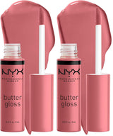 PROFESSIONAL MAKEUP Butter Gloss, Non-Sticky Lip Gloss - Sugar Glass ,Clear
