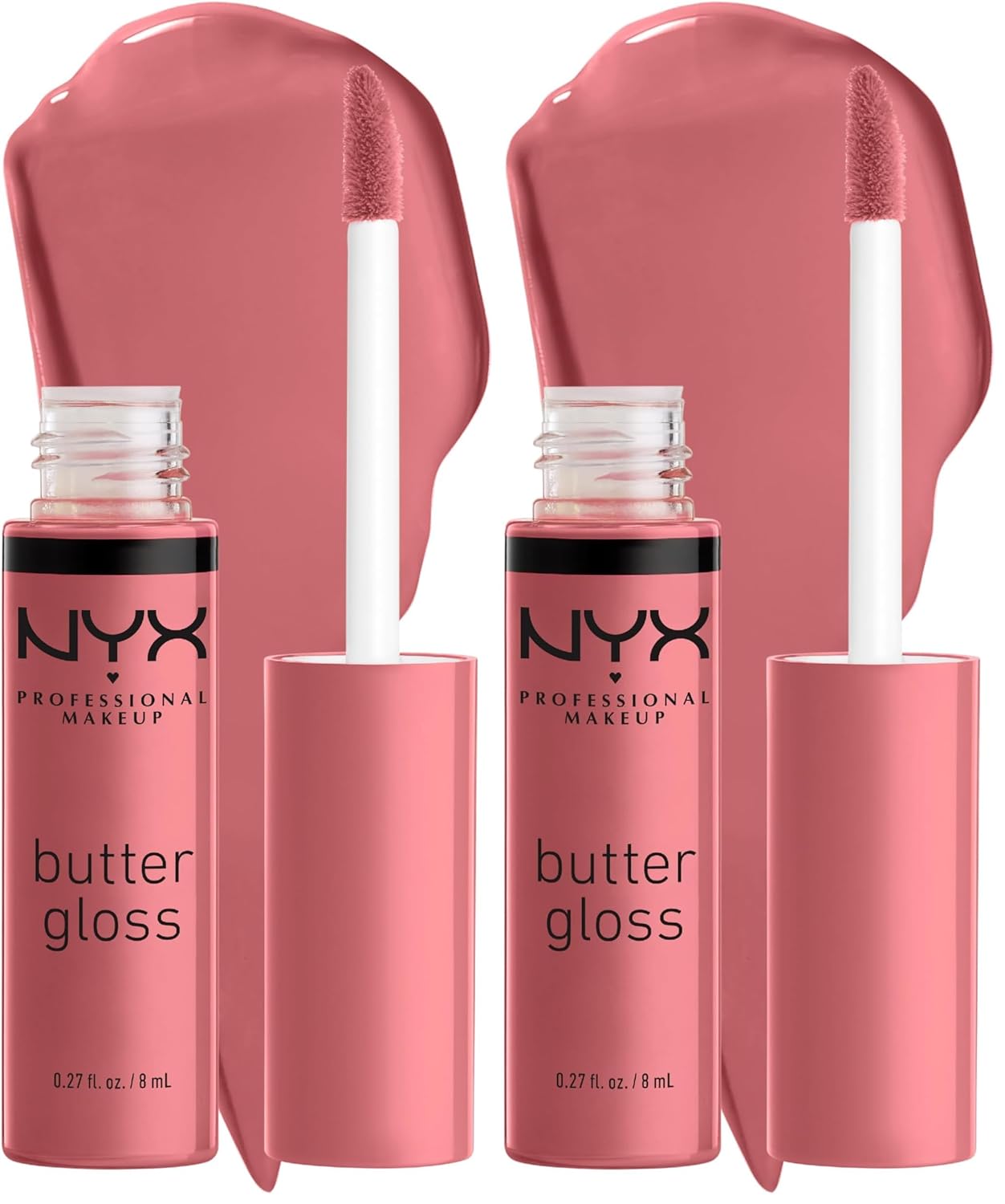 PROFESSIONAL MAKEUP Butter Gloss, Non-Sticky Lip Gloss - Sugar Glass ,Clear
