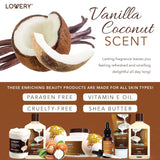 Gifts For Women Gift Basket for Women– 9 Piece Christmas Gifts Set of Vanilla Coconut Home Spa Set, Luxurious Holiday Bath and Body Sets Includes Fragrant Lotions, Extra Large Bath Bombs, Coconut Oil