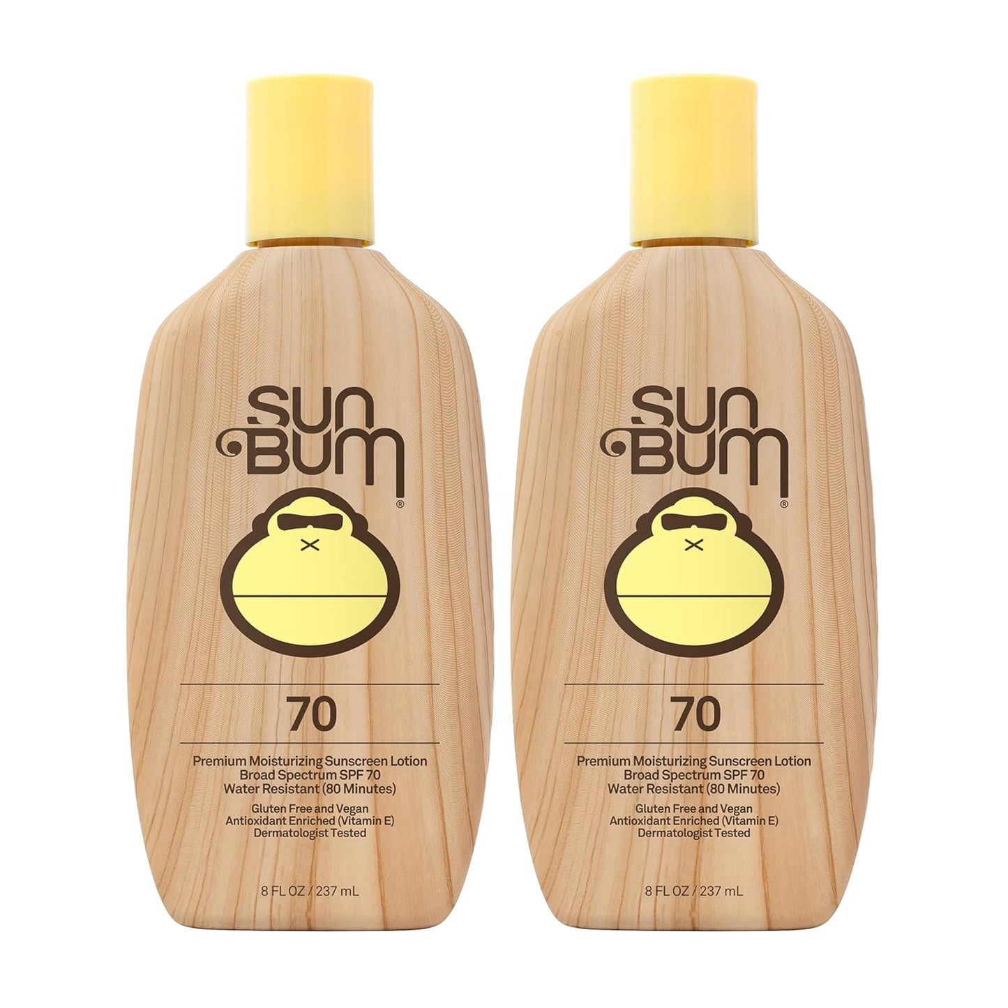 Sun Bum Original SPF 70 Sunscreen Body Lotion - Broad  Moisturizing Sunscreen with Vitamin E - Hawaii 104 Act Compliant (Made without Octinoxate & Oxybenzone) - Travel Size - 3 oz