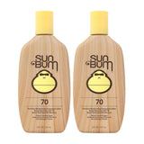 Sun Bum Original SPF 70 Sunscreen Body Lotion - Broad  Moisturizing Sunscreen with Vitamin E - Hawaii 104 Act Compliant (Made without Octinoxate & Oxybenzone) - Travel Size - 3 oz