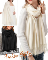 FURTALK Winter Scarf for Women Pashmina Shawl Wraps Soft Warm Fashion Blanket Scarves Gifts