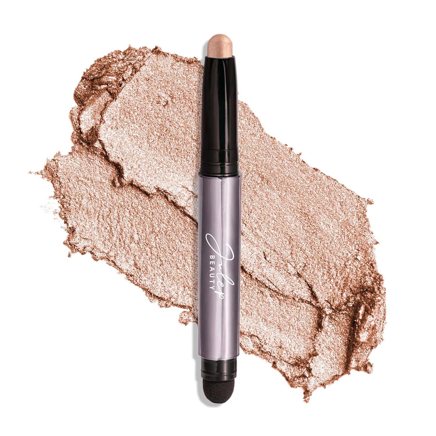 Julep Eyeshadow  Cream-to-Powder Waterproof Shadow Stick – Champagne Shimmer – Long-Lasting, Crease-Proof, Medium Golden-Beige Shimmer Cream Eyeshadow with Built-in Smudger