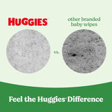 Huggies Natural Care Sensitive Baby Wipes, Unscented, Hypoallergenic, 99% Purified Water, 12 Flip-Top Packs (768 Wipes Total), Packaging May Vary