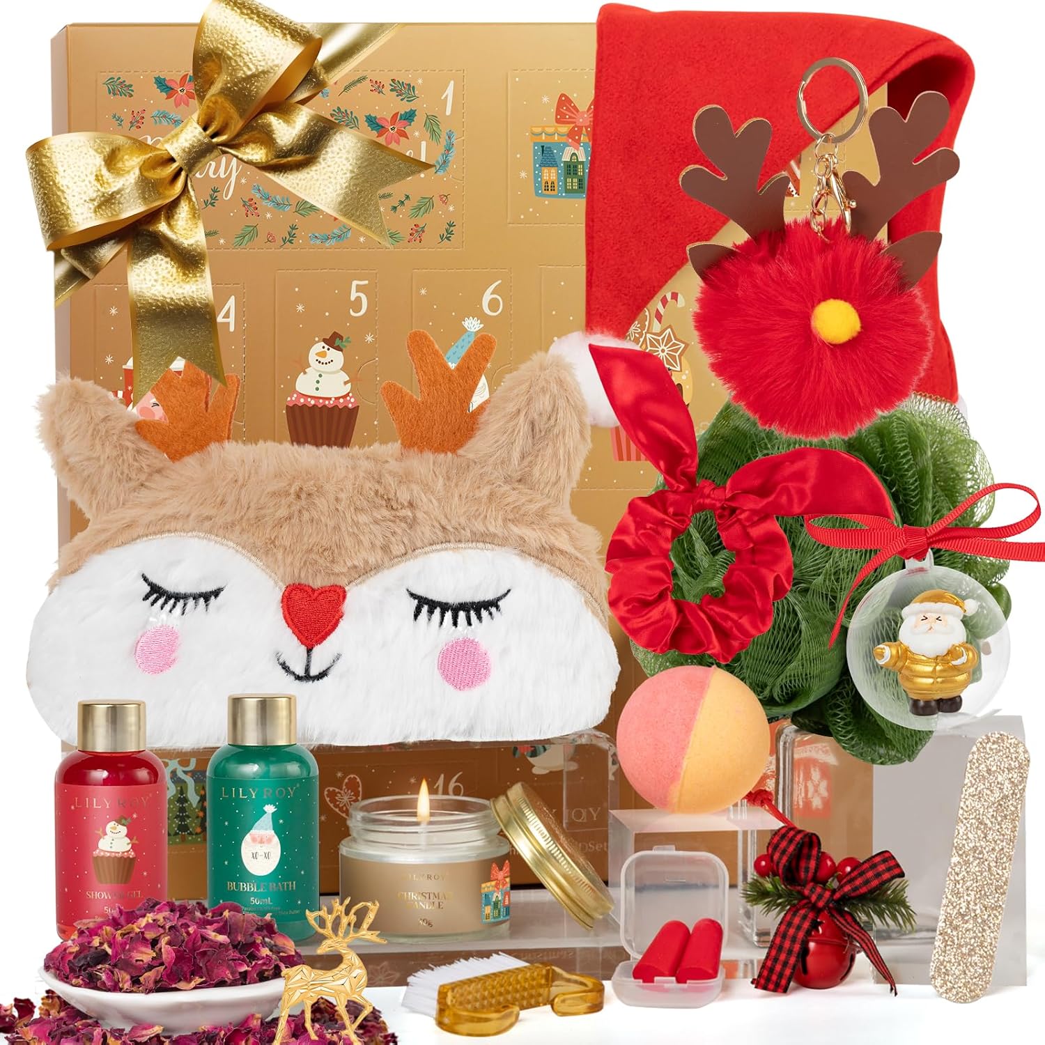 36Pcs Christmas Gifts for Women - Luxury Bath and Body Gift Set Spa Gift Set for Women Beauty Care Kit | Gift for Valentine's, Birthday, Mothers Day Gifts for Her Wife Pampering Kit Perfect for Travel