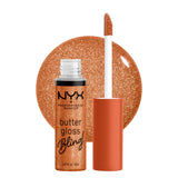 PROFESSIONAL MAKEUP Butter Gloss, Non-Sticky Lip Gloss - Sugar Glass ,Clear