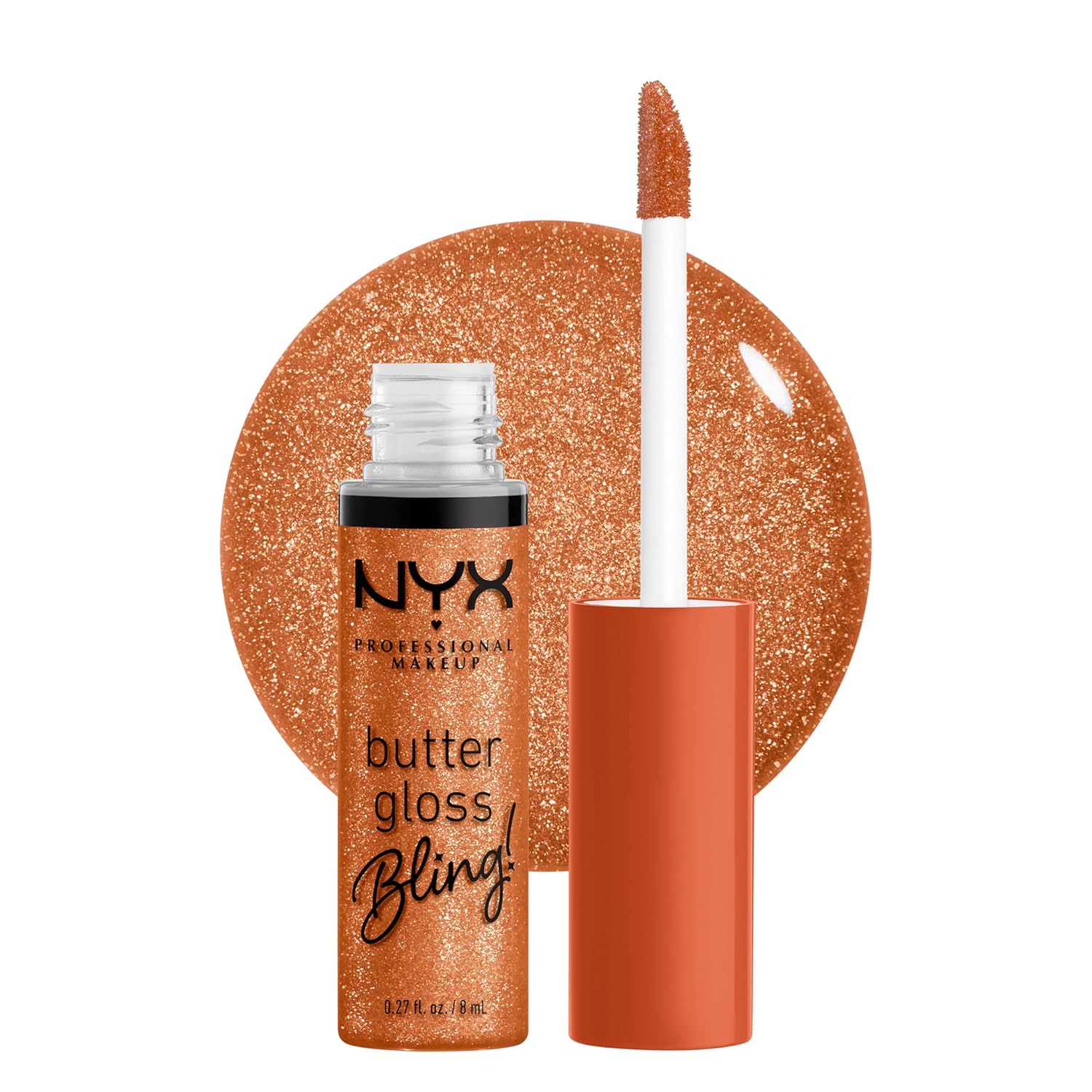 PROFESSIONAL MAKEUP Butter Gloss, Non-Sticky Lip Gloss - Sugar Glass ,Clear