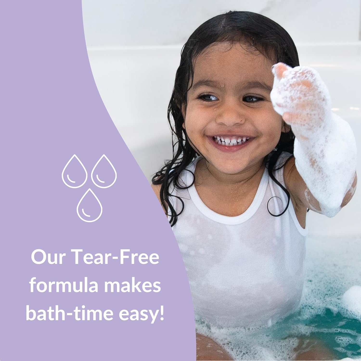 Love Ur Curls - LUCK Baby Head to Toe Wash, Gentle & Tear Free, Pediatrician Approved, Body Wash, and Ultra Mild Fragrance Free Mild Shampoo All in One,  320 mL