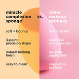 Miracle Complexion Beauty Sponge Makeup Blender, Set of 4