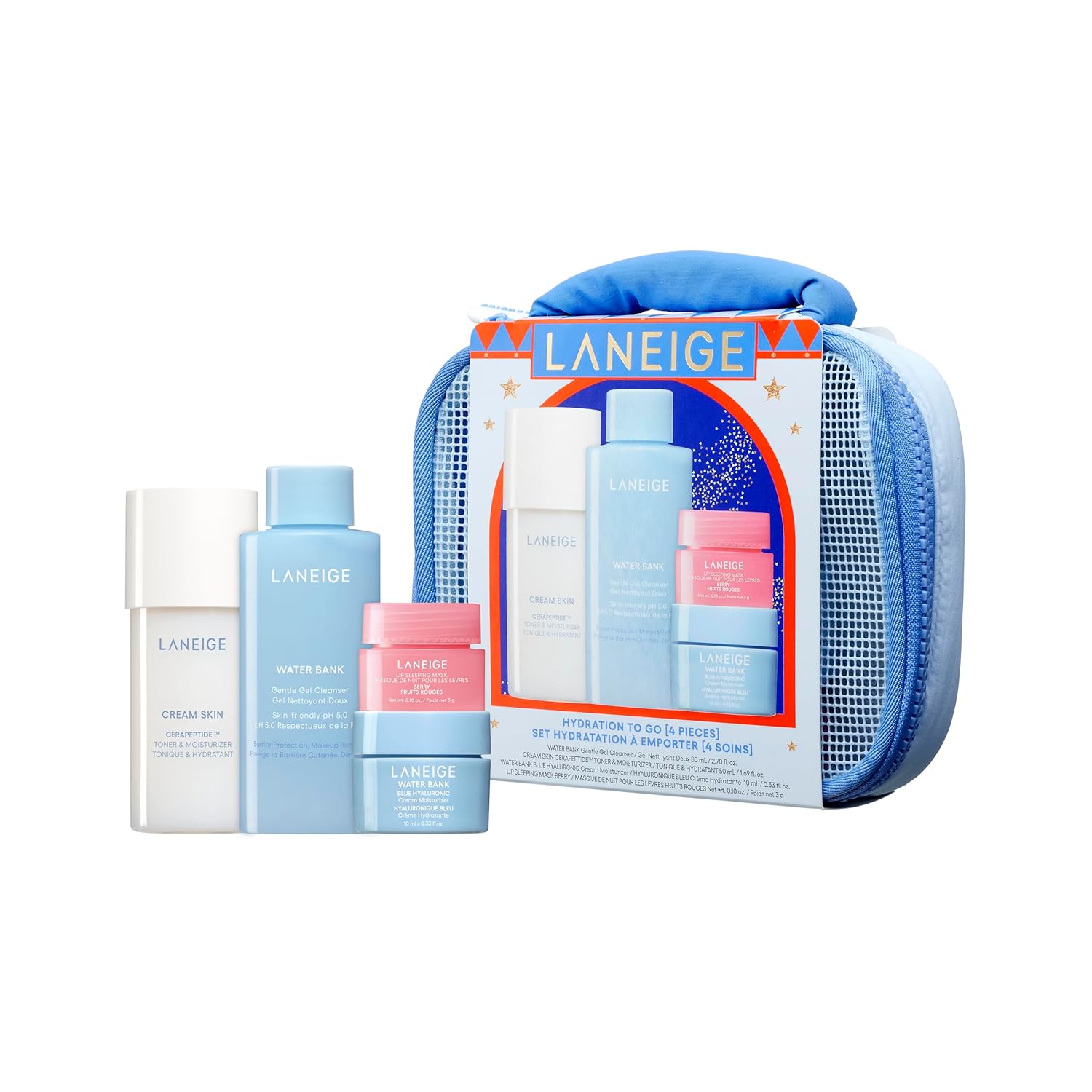 Laneige Skincare & Lip Care Holiday Gift Sets – Lip Mask, Water Bank, Lip Glowy Balm – Beauty Essentials for Gifting & Self-Care