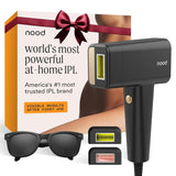 Nood™ NEW Flasher Pro — IPL Hair Removal Device & Anti-Aging Red Light Therapy for Women & Men — Pain-free, Permanent, Visible Results After First Use & Works Everywhere Hair Grows — Gloss White