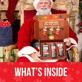 HAPPY NUTS Holiday Essentials Bundle Kit - Gift Box for Men with Comfort Cream, Hydrating Body Wash & Whole Body Deodorant - Mens White Elephant Gift Basket Idea for Him and Stocking Stuffer