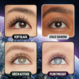 Maybelline Lash Sensational Washable Mascara Makeup, Volumizing, Lengthening, Defining, Curling, Multiplying, Buildable Formula, Blackest Black, 1 Count