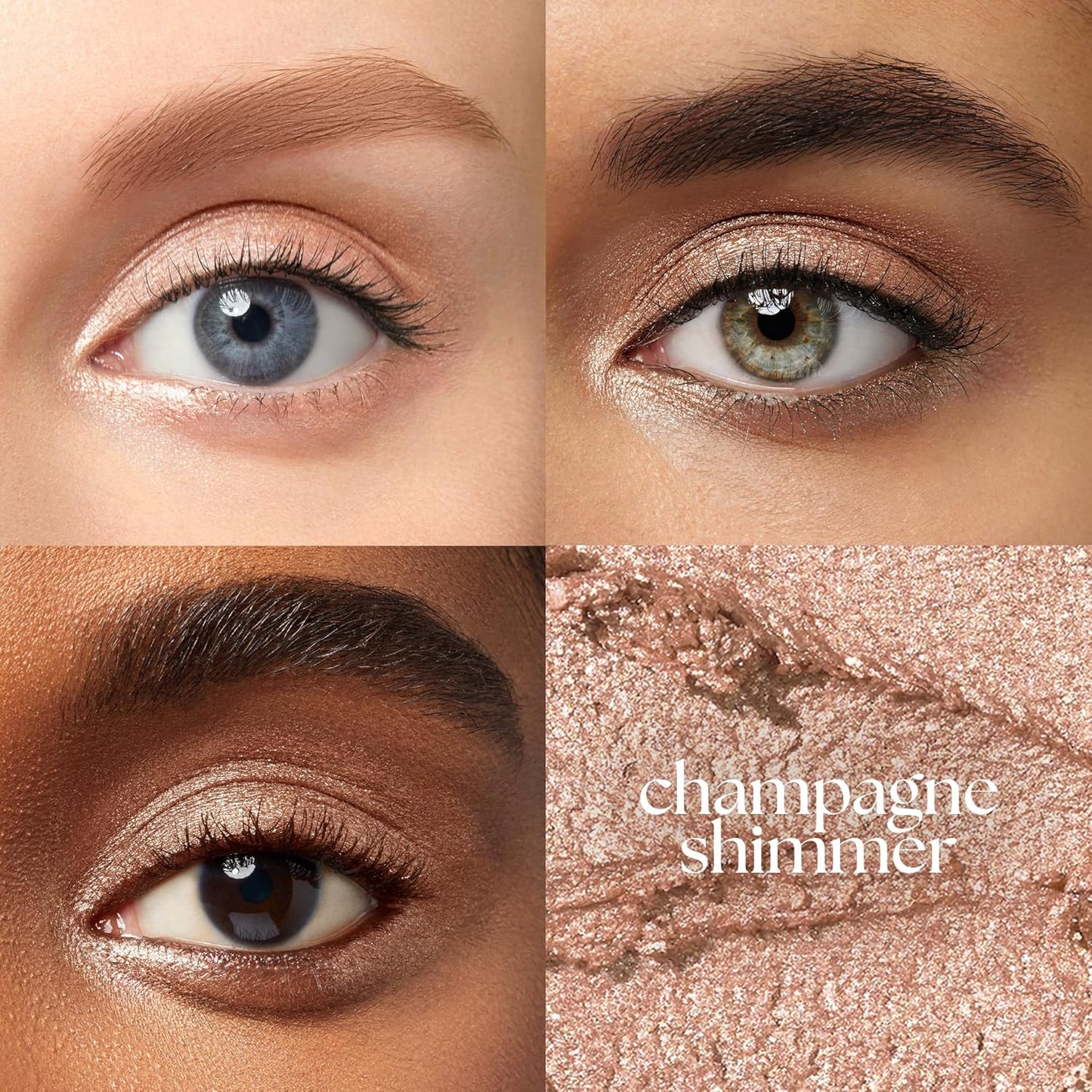 Julep Eyeshadow  Cream-to-Powder Waterproof Shadow Stick – Champagne Shimmer – Long-Lasting, Crease-Proof, Medium Golden-Beige Shimmer Cream Eyeshadow with Built-in Smudger