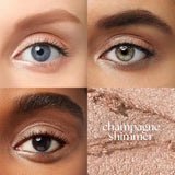 Julep Eyeshadow  Cream-to-Powder Waterproof Shadow Stick – Champagne Shimmer – Long-Lasting, Crease-Proof, Medium Golden-Beige Shimmer Cream Eyeshadow with Built-in Smudger