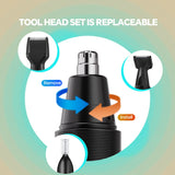 New Wholesale Portable Electric Nose Ear Hair Trimmer Multi-Functional with USB Charging for Household RV Car Garage Use